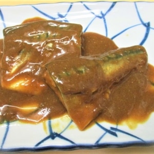 骨まで食べられる♪圧力鍋でサバのカレー味噌煮